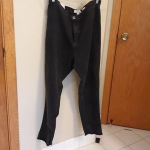 High rise Nicki Minaj dark gray denim jeans